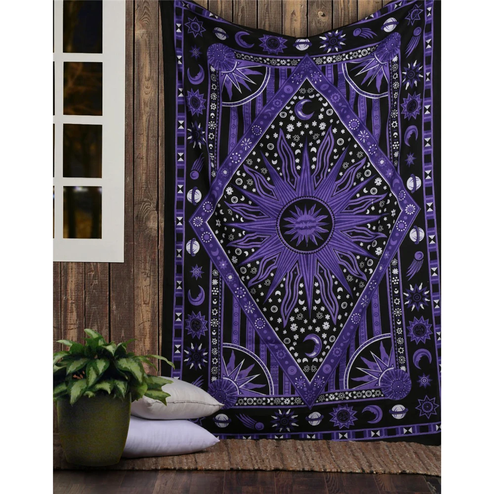 Home Decor Indonesia - Permadani dinding Mandala Tarot India permadani