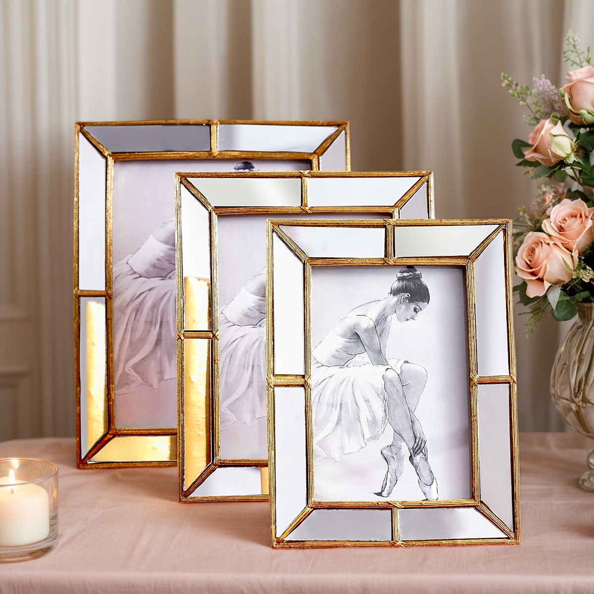 Bamboo Photo Frame - 1 Buah, Bingkai Foto dengan Bingkai