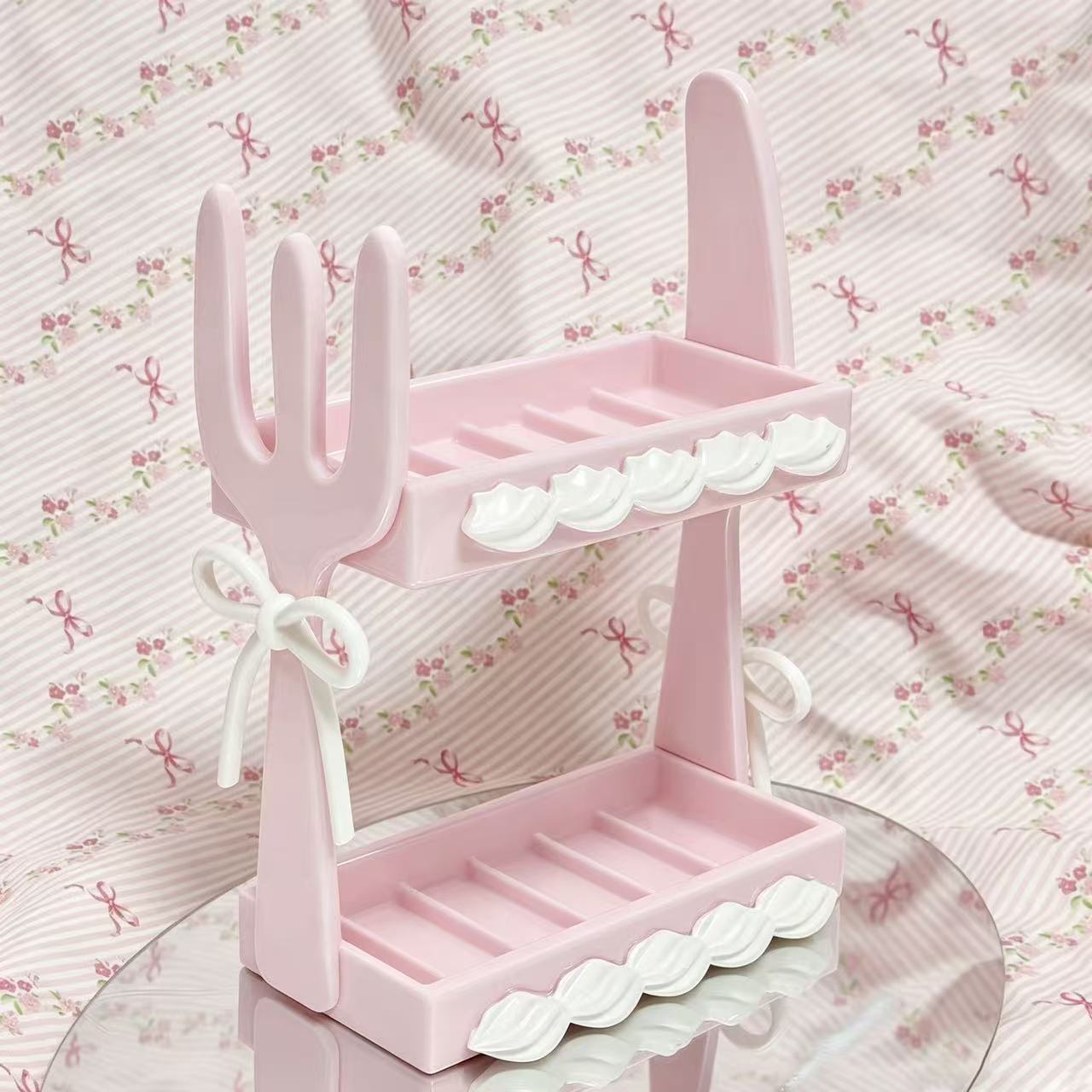 Home Decor Y2K - Rak Penyimpanan Sendok Krim 3D Cetak