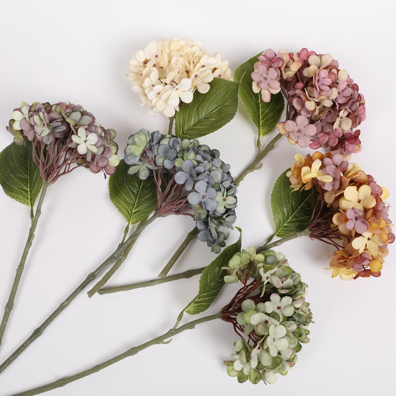 1 buah bunga palsu Hydrangea b - Pampas Grass Decor ulasan dan harga