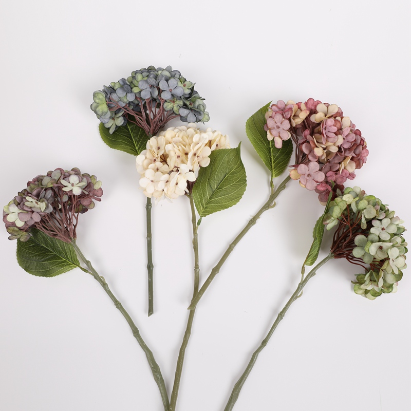1 buah bunga palsu Hydrangea b - Pampas Grass Decor ulasan dan harga