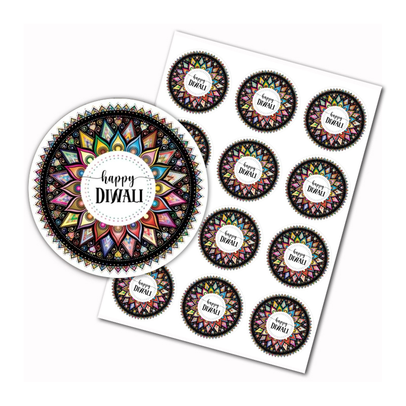 Stiker Happy Diwali Festival I - Home Decor Indonesia ulasan dan harga