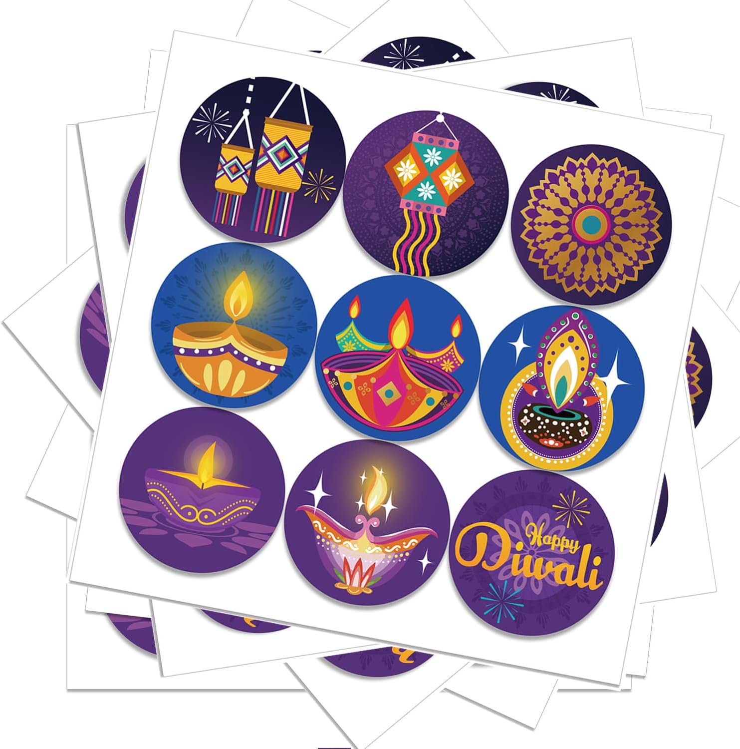Stiker Happy Diwali Festival I - Home Decor Indonesia ulasan dan harga