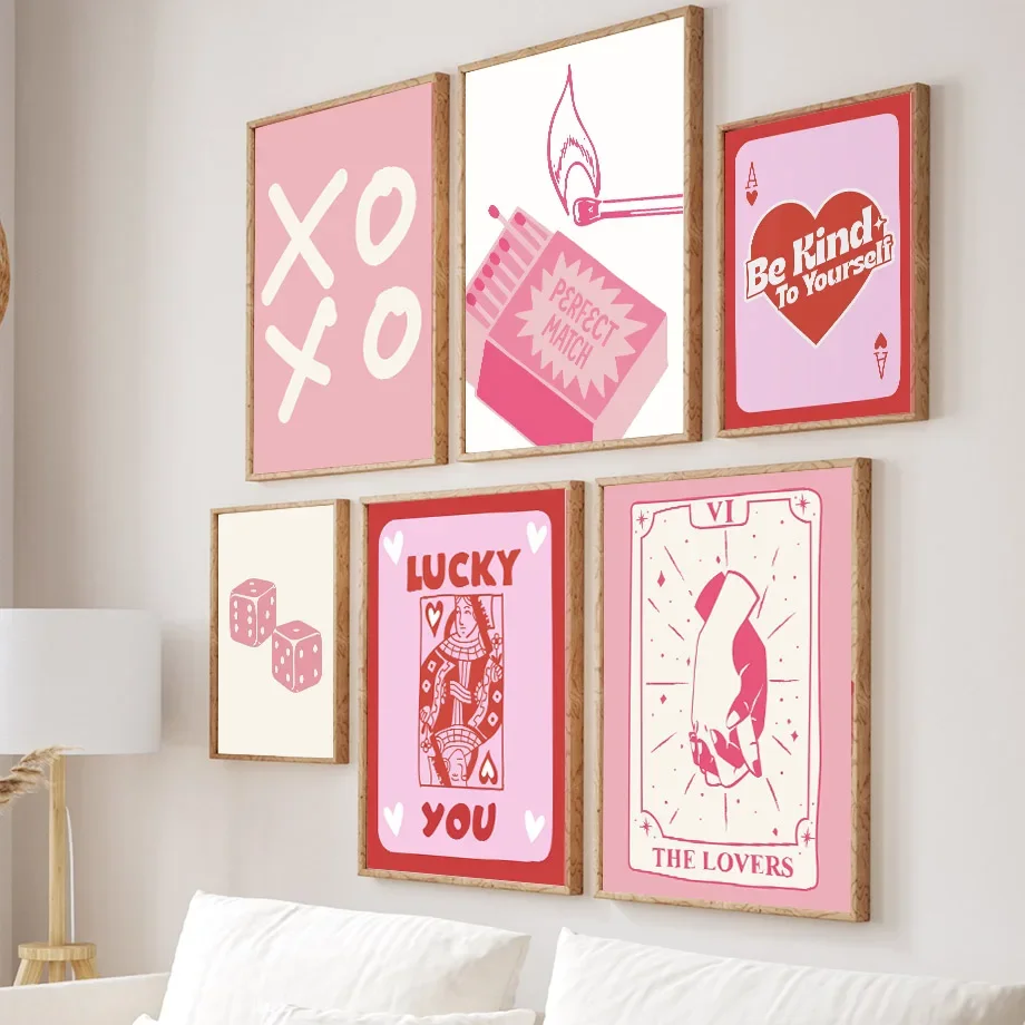 Poster dan lukisan bergaya boh - Home Decor Y2K ulasan dan harga