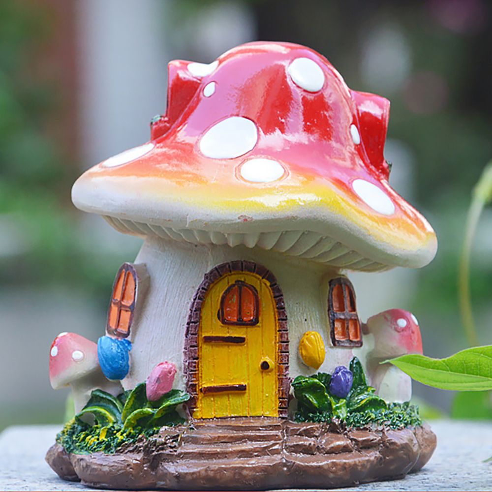 Miniatur Rumah Jamur Resin Per - Home Decor Za ulasan dan harga