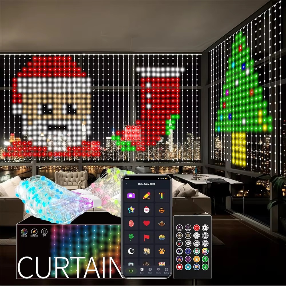 Lampu Tirai Piksel RGB Pintar  - Home Decor Free App ulasan dan harga