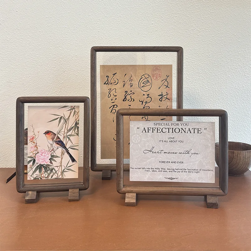 Bingkai Foto Magnetik Dua Sisi - Bamboo Photo Frame ulasan dan harga