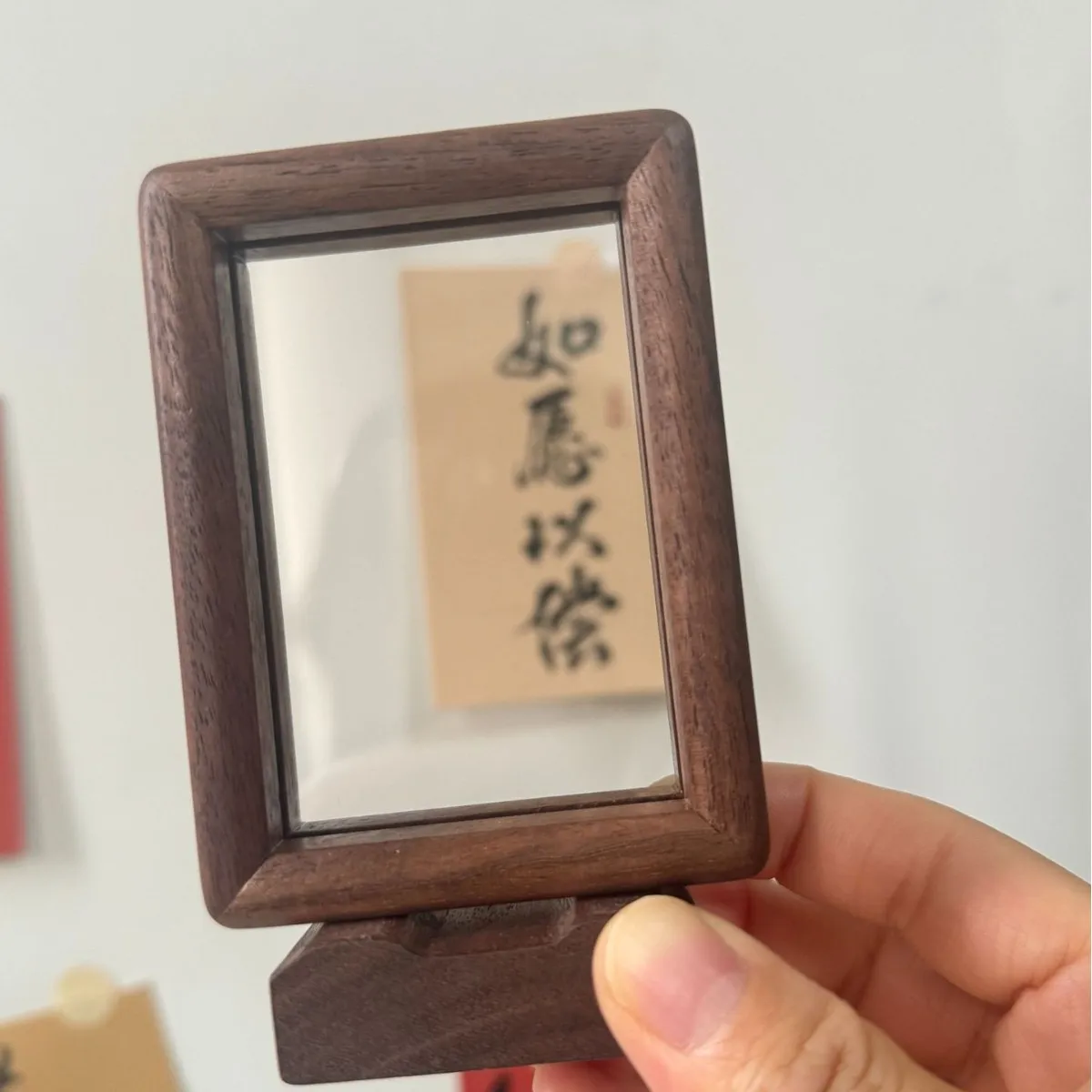 Bingkai Foto Magnetik Dua Sisi - Bamboo Photo Frame ulasan dan harga